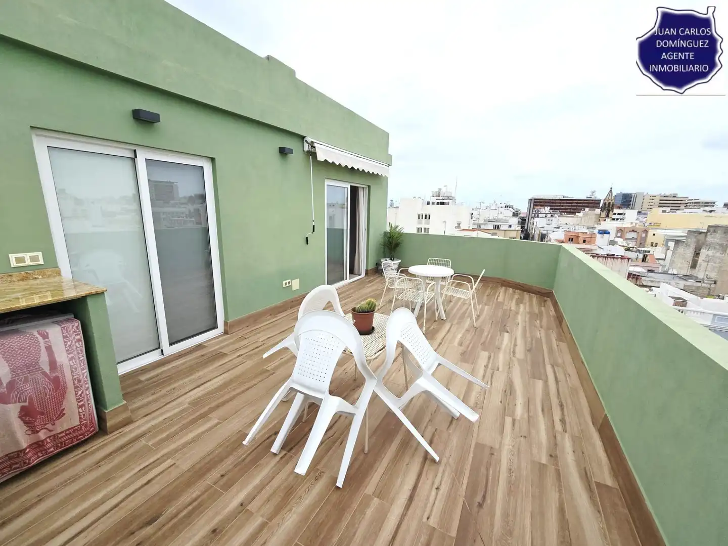 Terraza de Apartamento de alquiler en Las Palmas de Gran Canaria con Terraza y Amueblado
