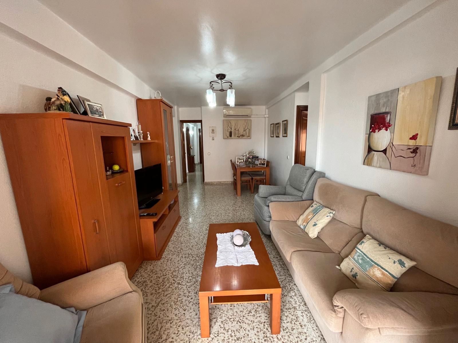 Sala de estar de Piso en venta en Málaga Capital con Aire acondicionado, Calefacción y Terraza