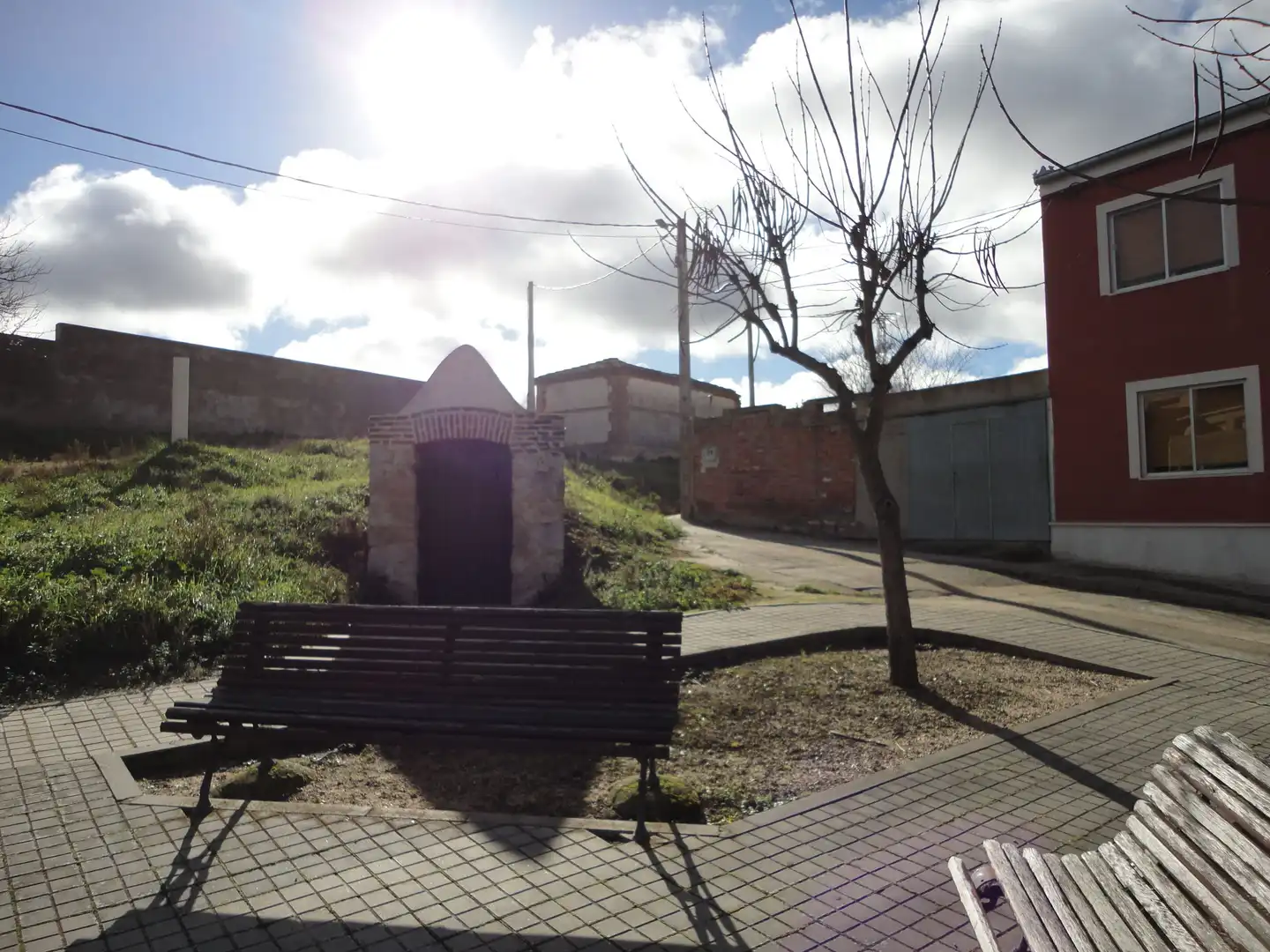 Vista exterior de Casa o chalet en venta en Alcazarén