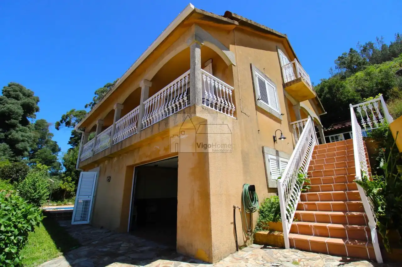 Vista exterior de Casa o chalet en venta en Mos con Calefacción, Jardín privado y Trastero