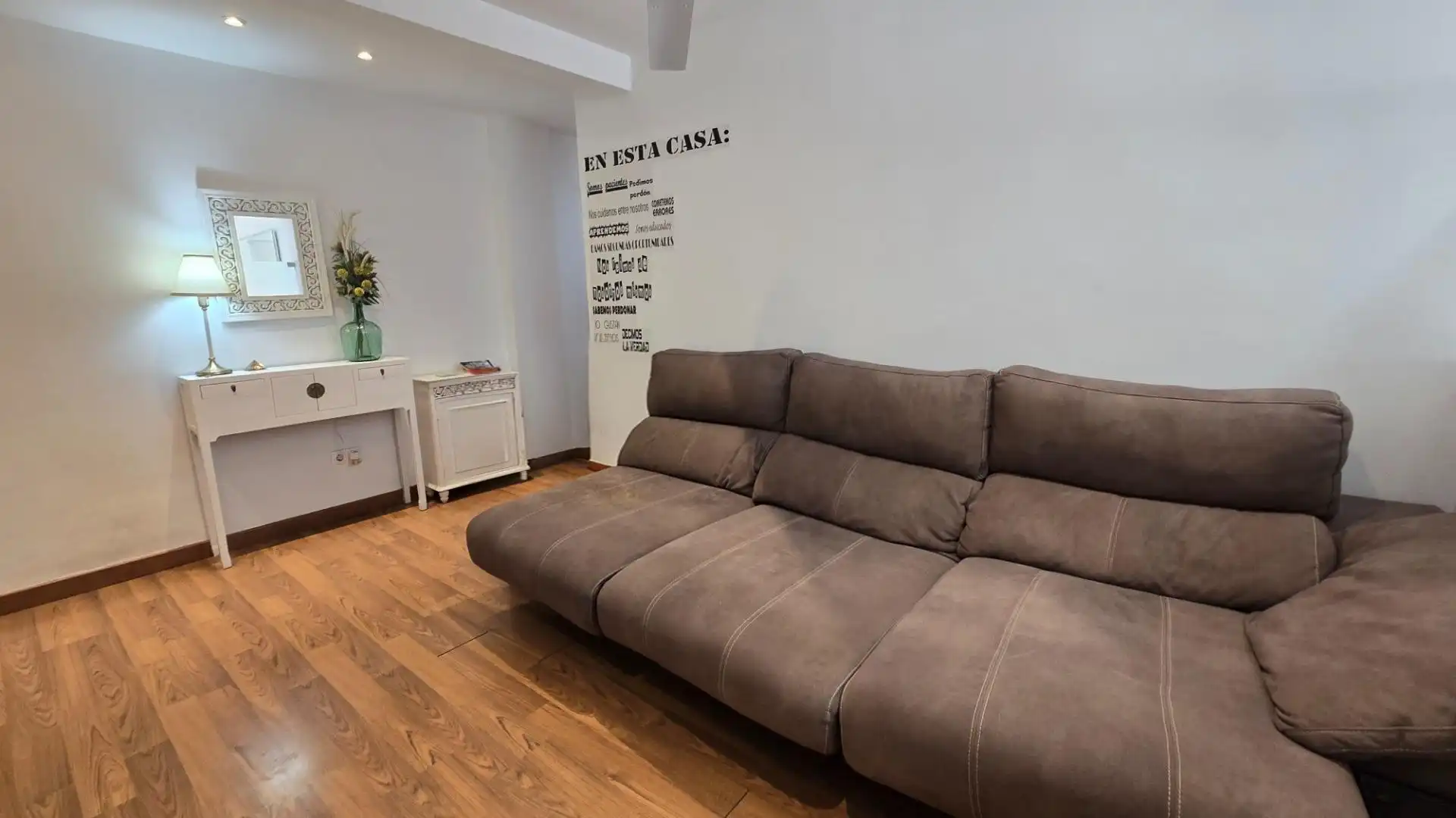 Sala d'estar de Pis en venda en Elche / Elx amb Aire condicionat, Terrassa i Balcó