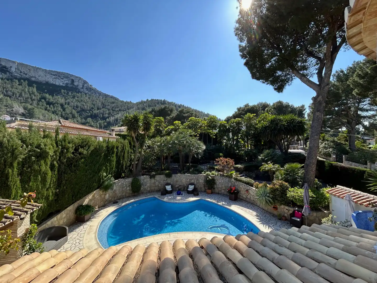 Garden of Houses for sale in Dénia  with Air Conditioner, Heating and Private garden