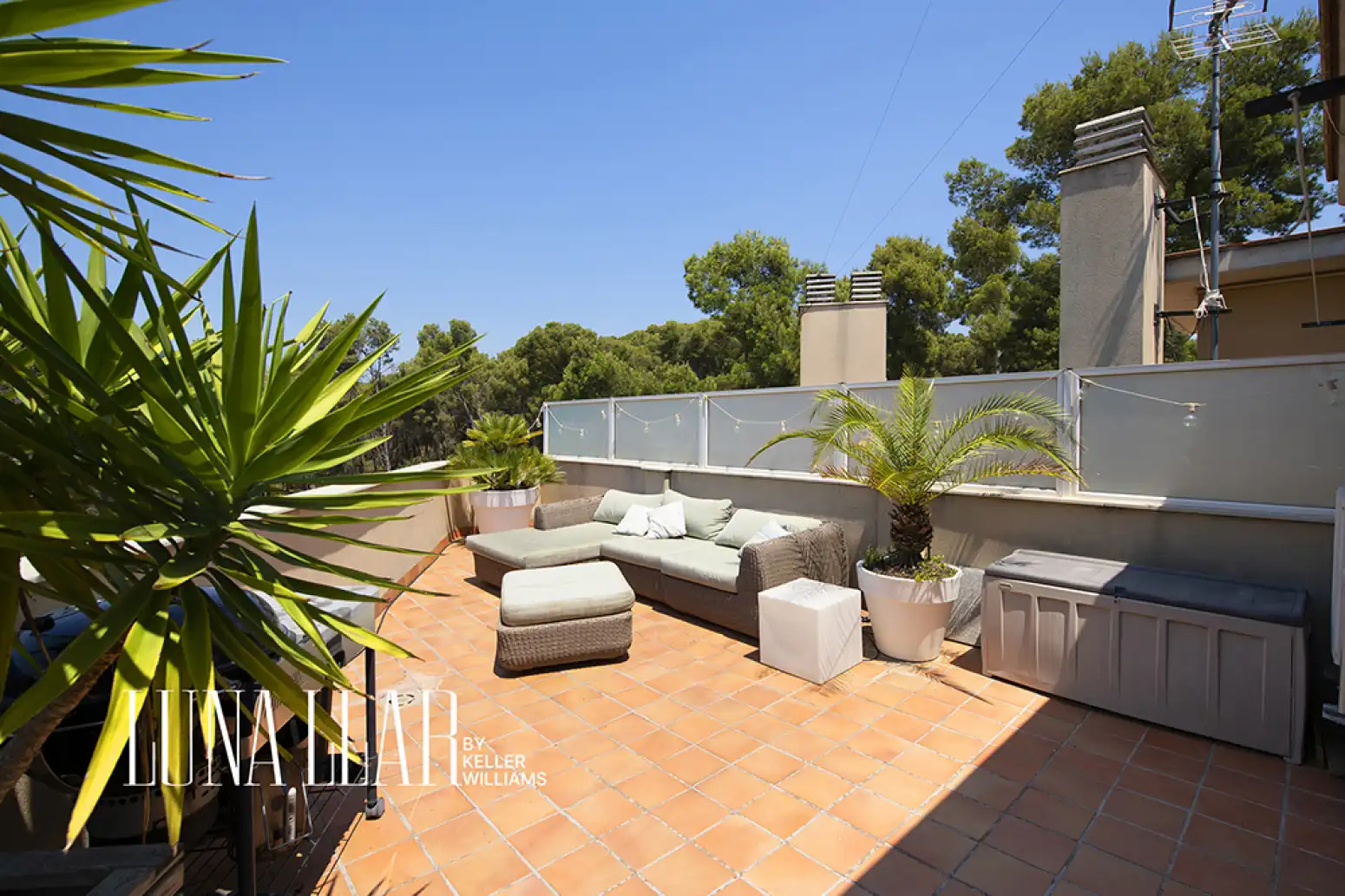 Terrasse von Wohnung zum Verkauf in Castelldefels mit Klimaanlage, Heizung und Parkett