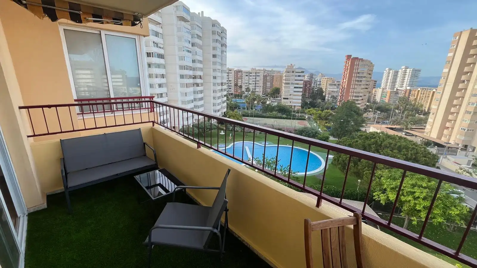Terrassa de Pis de lloguer en Alicante / Alacant amb Aire condicionat, Calefacció i Terrassa