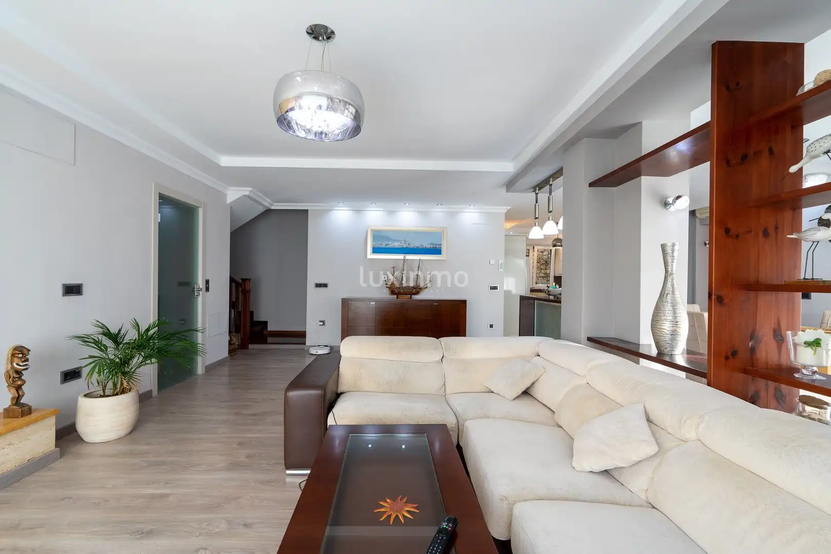 Sala de estar de Casa o chalet en venta en Altea con Aire acondicionado, Calefacción y Jardín privado