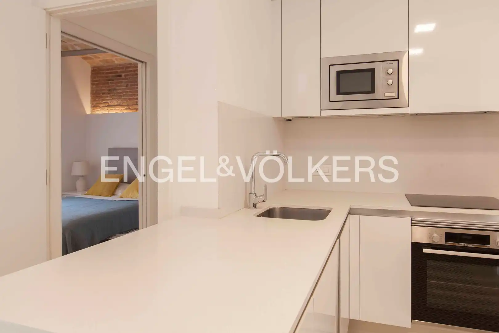 Kitchen of Flat for sale in Barcelona  with Air Conditioner, Heating and Parquet flooring