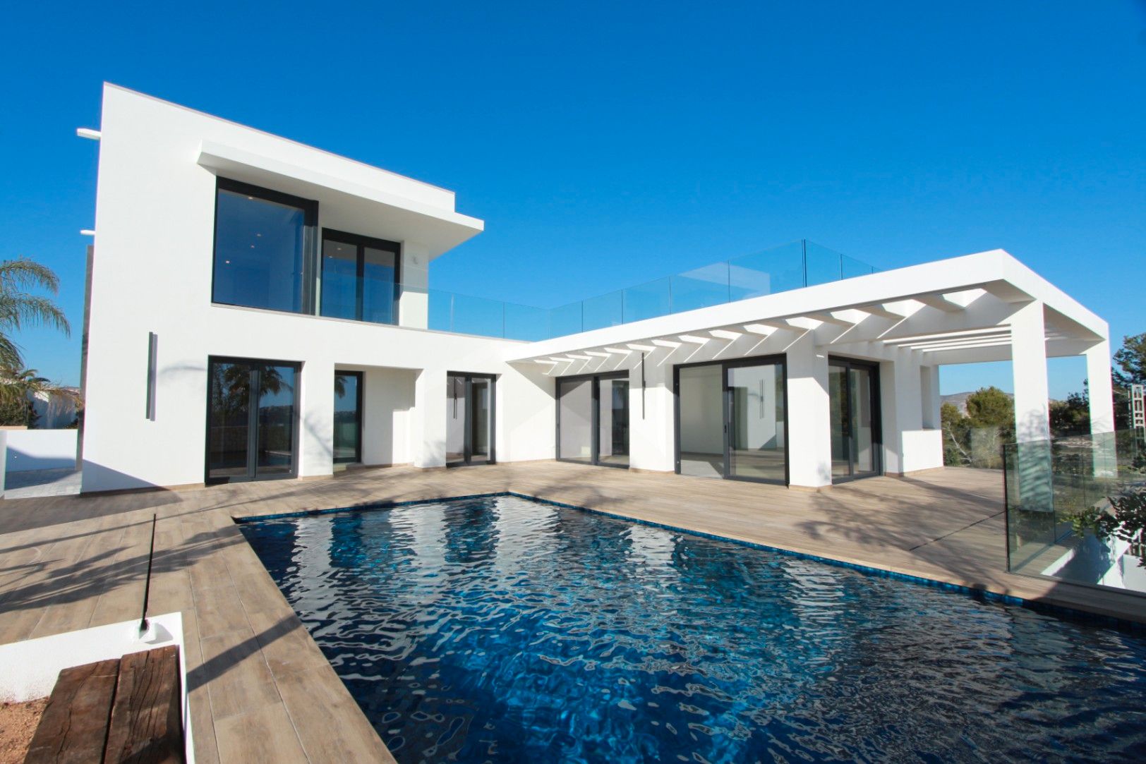 Piscina de Casa o xalet en venda en Moraira amb Aire condicionat, Calefacció i Jardí privat