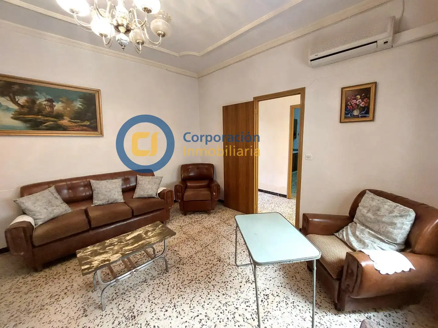 Sala de estar de Casa o chalet en venta en Lorca con Aire acondicionado, Calefacción y Trastero