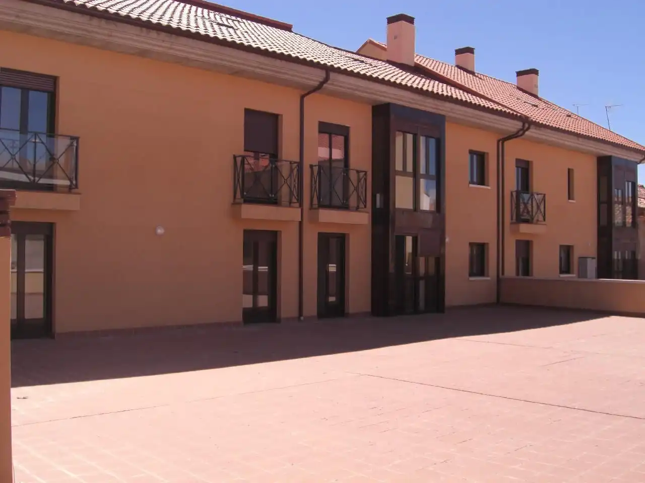 Vista exterior de Pis en venda en Medina de Rioseco amb Calefacció i Terrassa