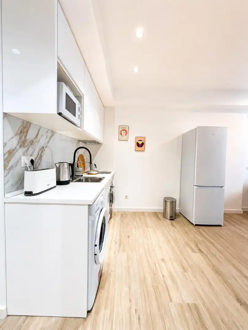 Kitchen of Flat for rent in Fuengirola  with Air Conditioner, Furnished and Washing machine