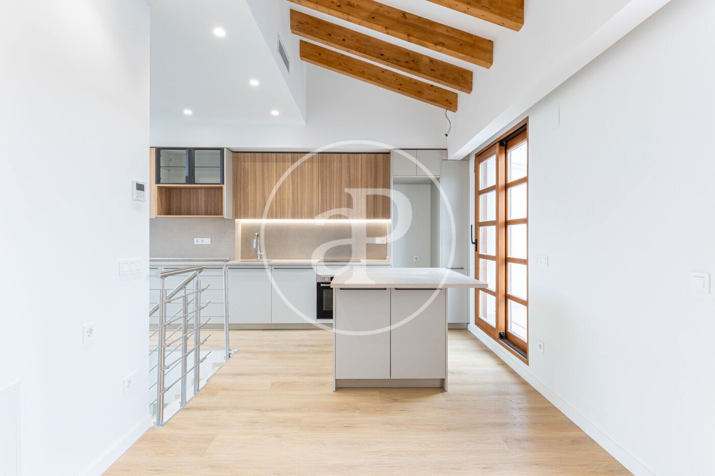 Cocina de Ático en venta en  Valencia Capital con Aire acondicionado, Calefacción y Terraza