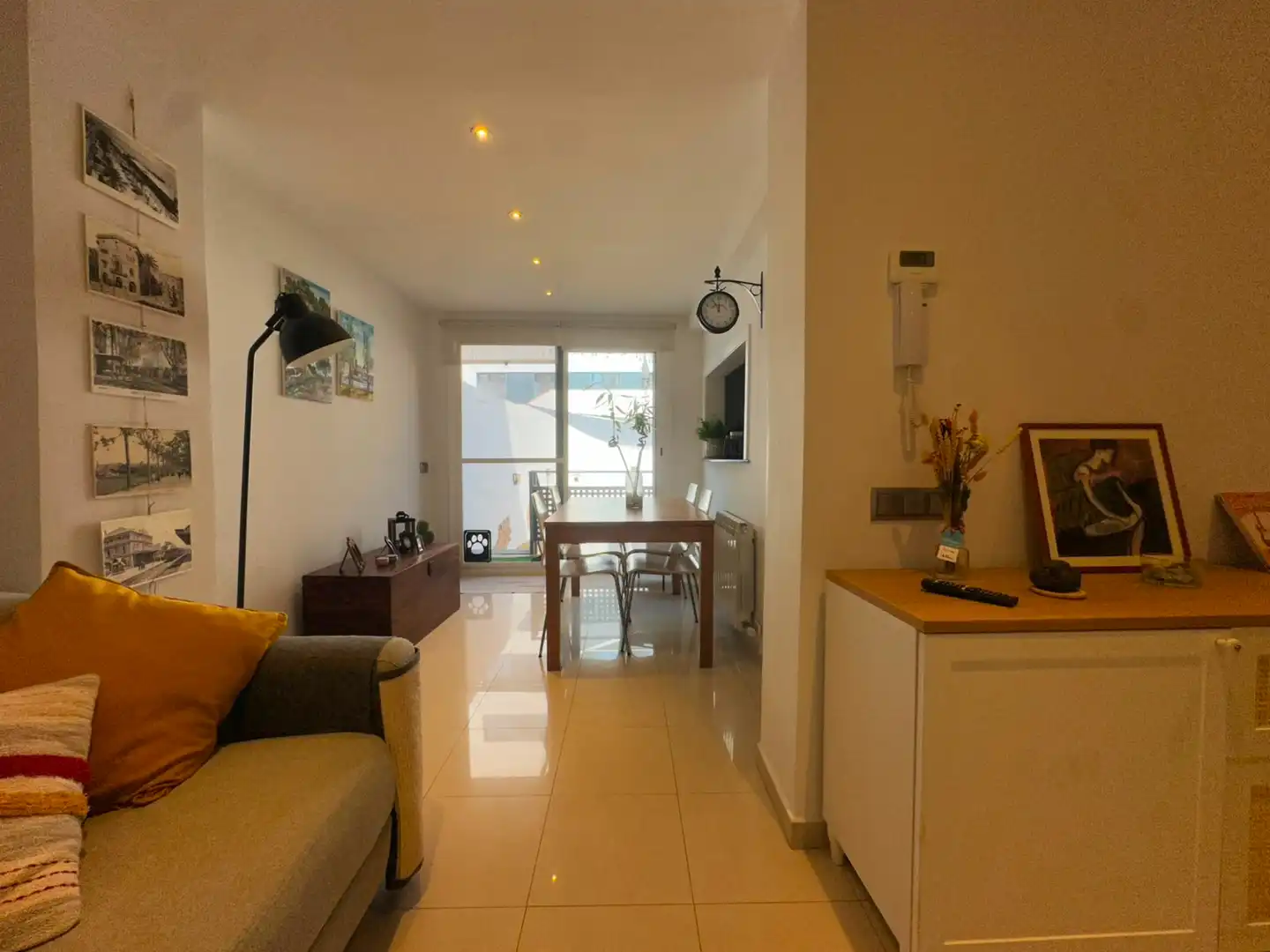 Living room of Ground floor for sale in Badalona  with Air Conditioner, Heating and Terrace