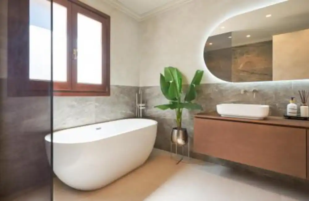 Bathroom of Houses for rent in Marbella  with Air Conditioner, Private garden and Terrace