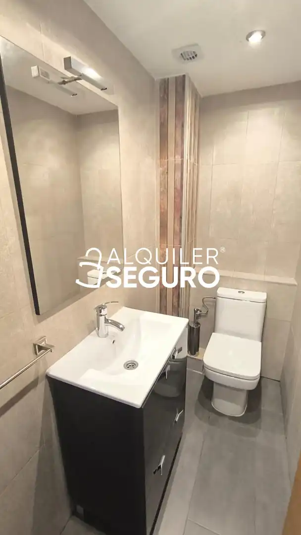 Baño de Piso de alquiler en Sevilla con Terraza y Amueblado