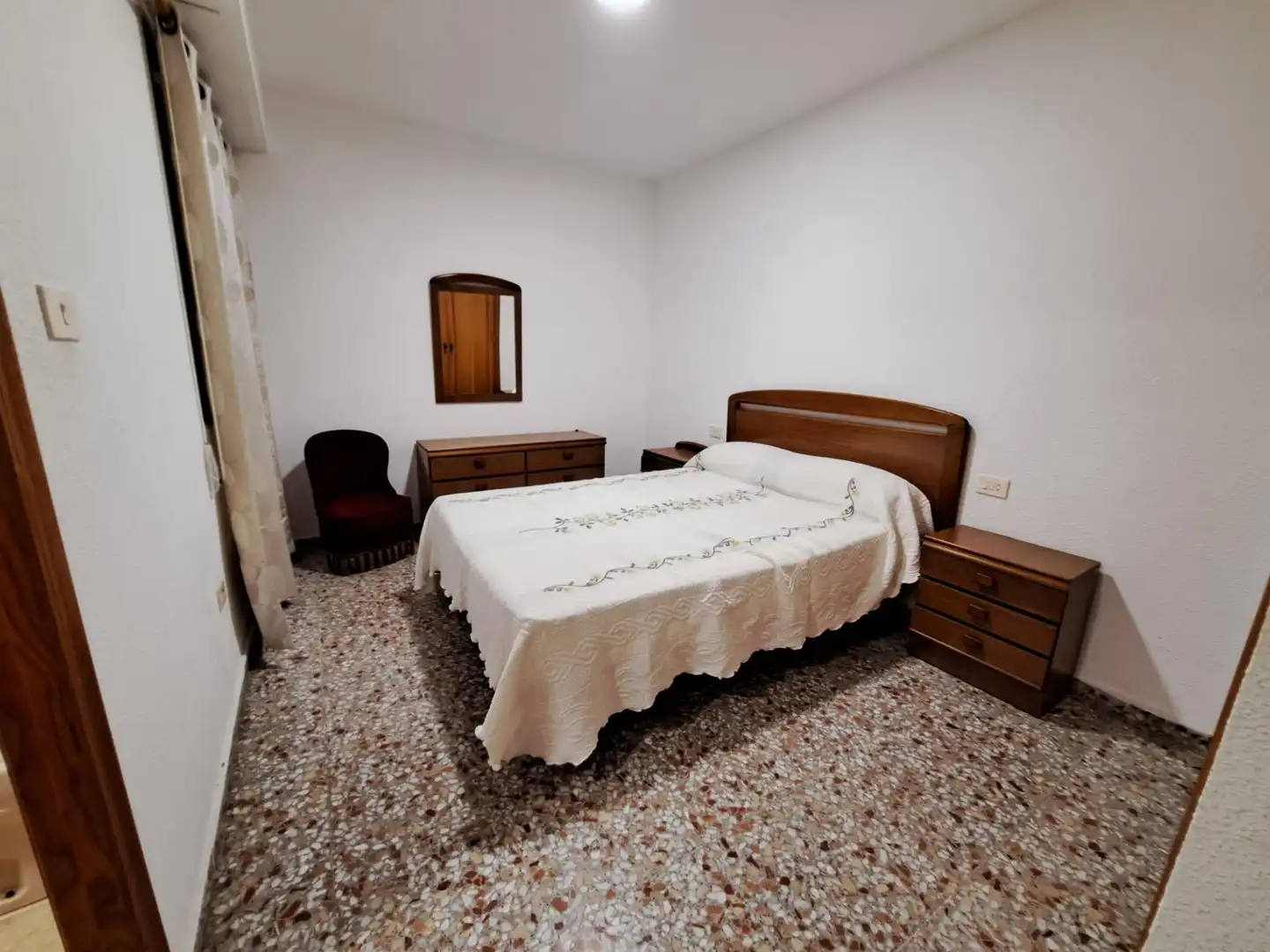Dormitori de Apartament de lloguer en Sueca amb Terrassa, Moblat i Balcó