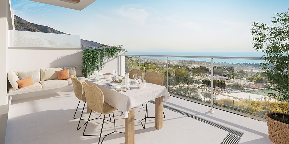 Terrace of Flat for sale in Benalmádena  with Air Conditioner, Heating and Terrace