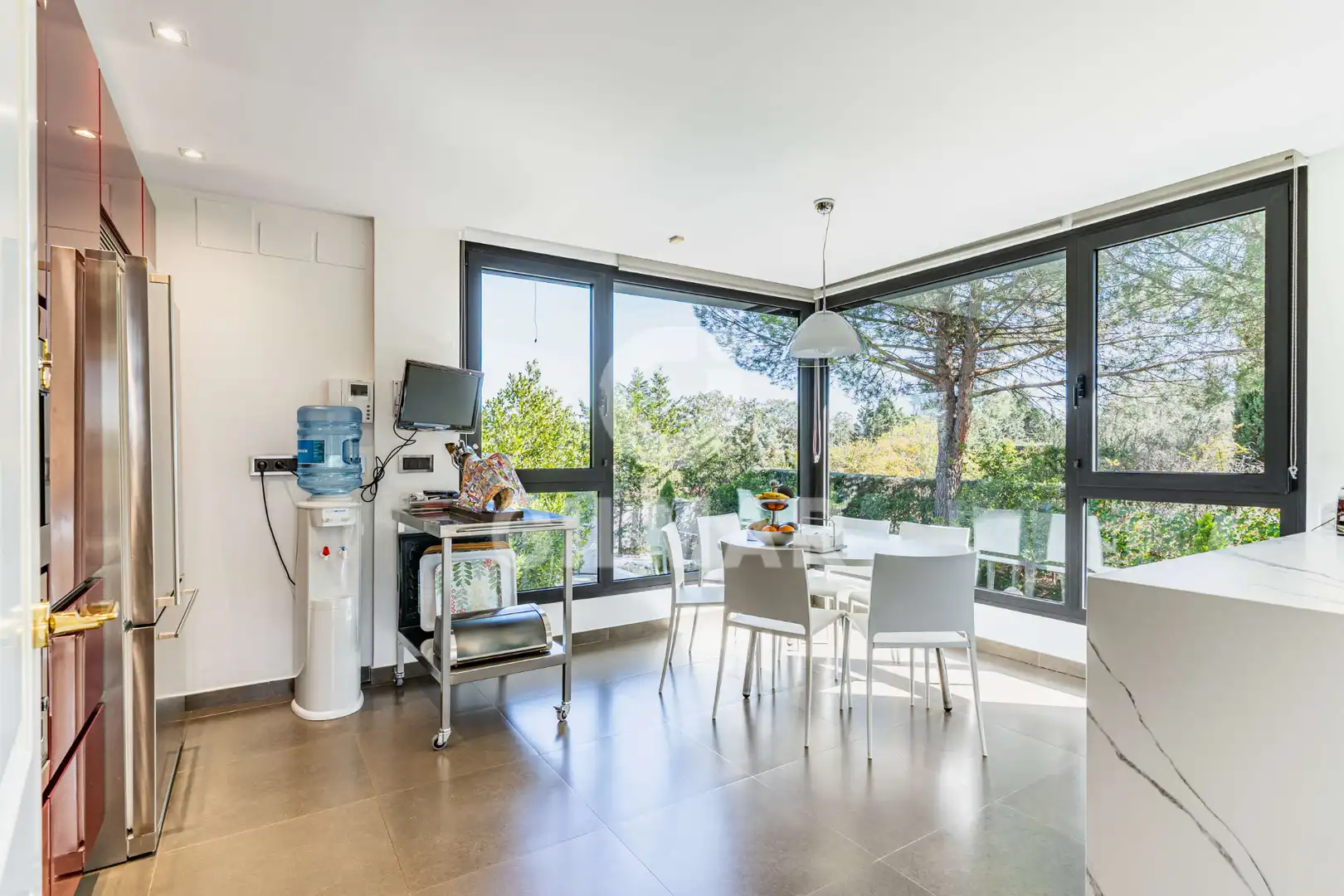 Comedor de Casa o chalet en venta en Las Rozas de Madrid con Aire acondicionado, Calefacción y Jardín privado