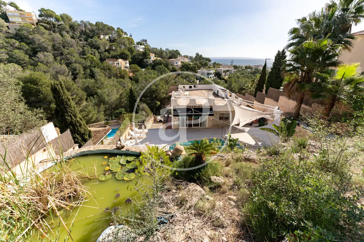 Vista exterior de Casa o xalet en venda en Calvià amb Aire condicionat, Calefacció i Jardí privat