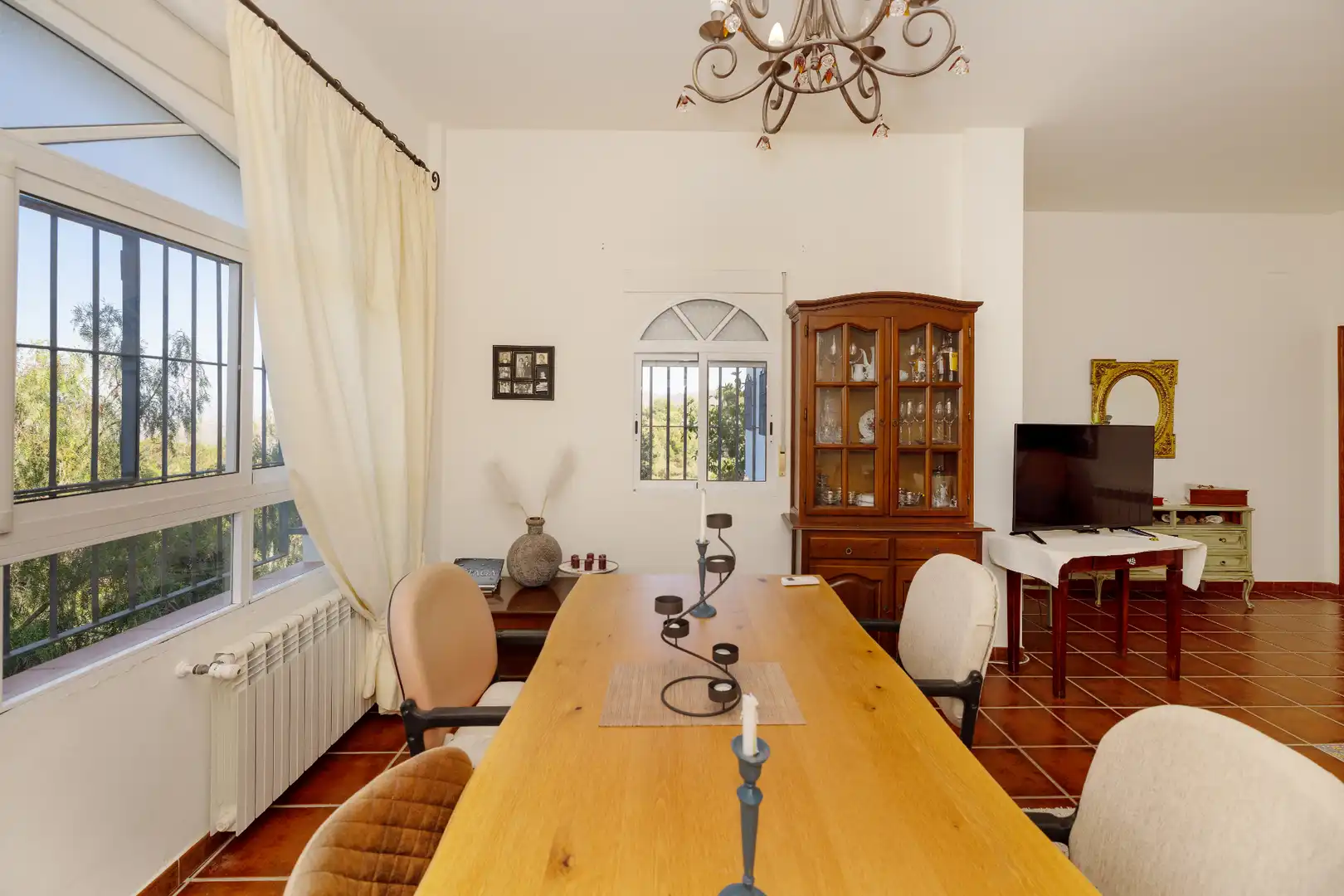 Comedor de Finca rústica en venta en Colmenar con Aire acondicionado, Calefacción y Jardín privado