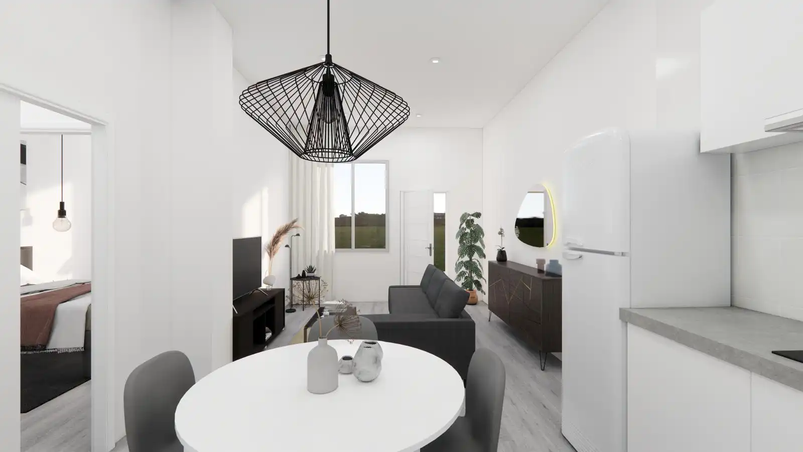 Living room of Apartments for sale in Granada  with Air Conditioner, Furnished and Oven