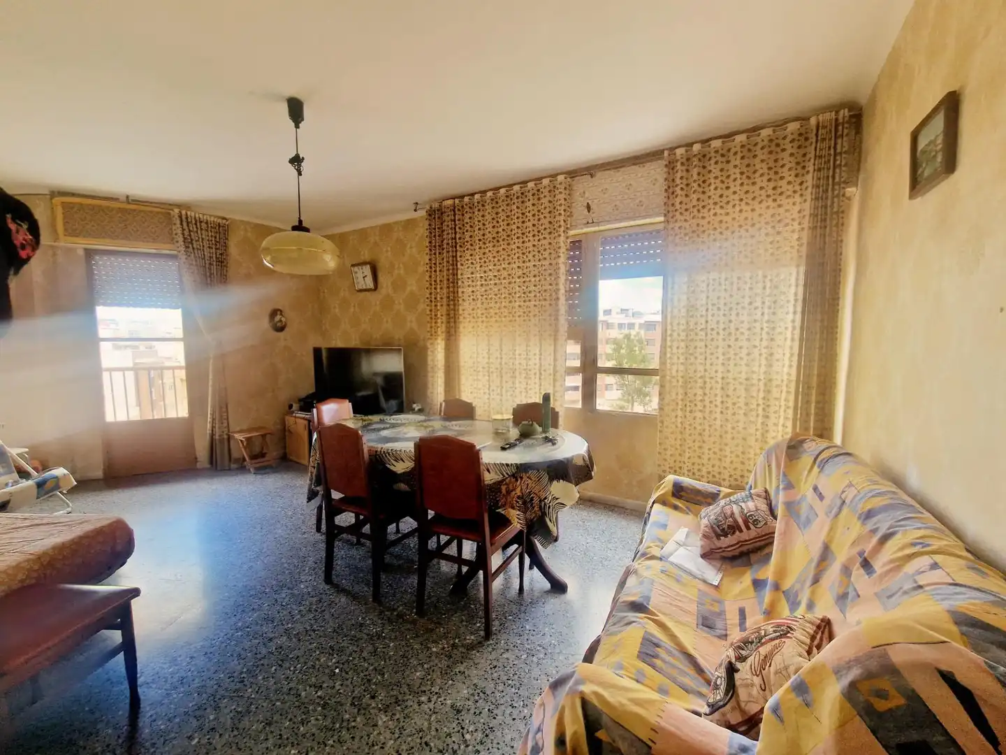 Sala de estar de Piso en venta en Águilas con Balcón