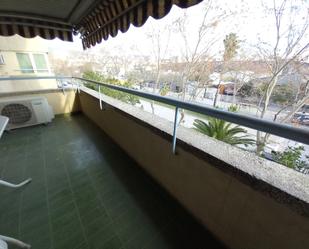 Balcony of Flat to rent in  Barcelona Capital  with Air Conditioner, Heating and Parquet flooring