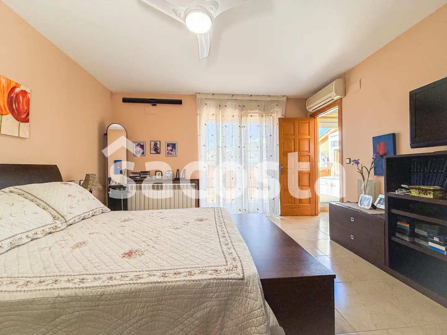 Dormitori de Casa o xalet en venda en Blanes amb Aire condicionat, Jardí privat i Terrassa