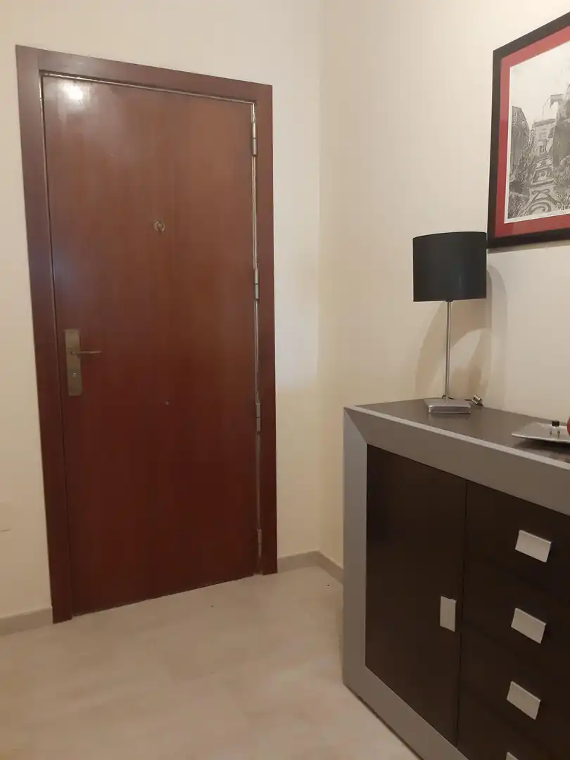Bedroom of Flat for rent in Algeciras  with Air Conditioner and Furnished