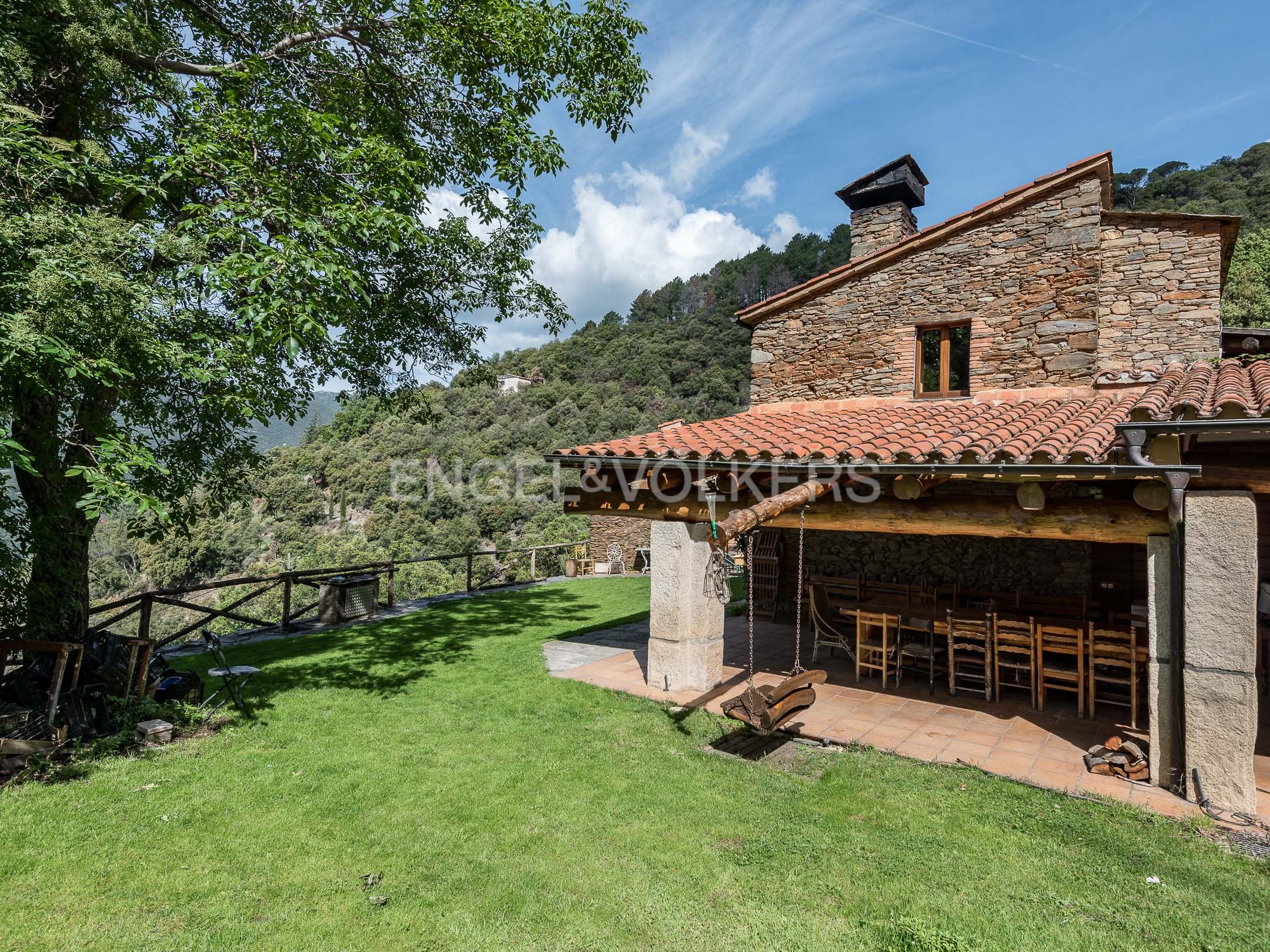 Garden of Country house for sale in Fogars de Montclús  with Heating, Private garden and Storage room