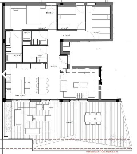 Foto 2 de Ático en venta en El Llombo, Ontinyent