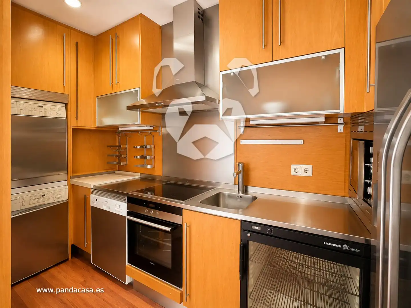 Kitchen of Flat for rent in Madrid  with Air Conditioner, Heating and Furnished