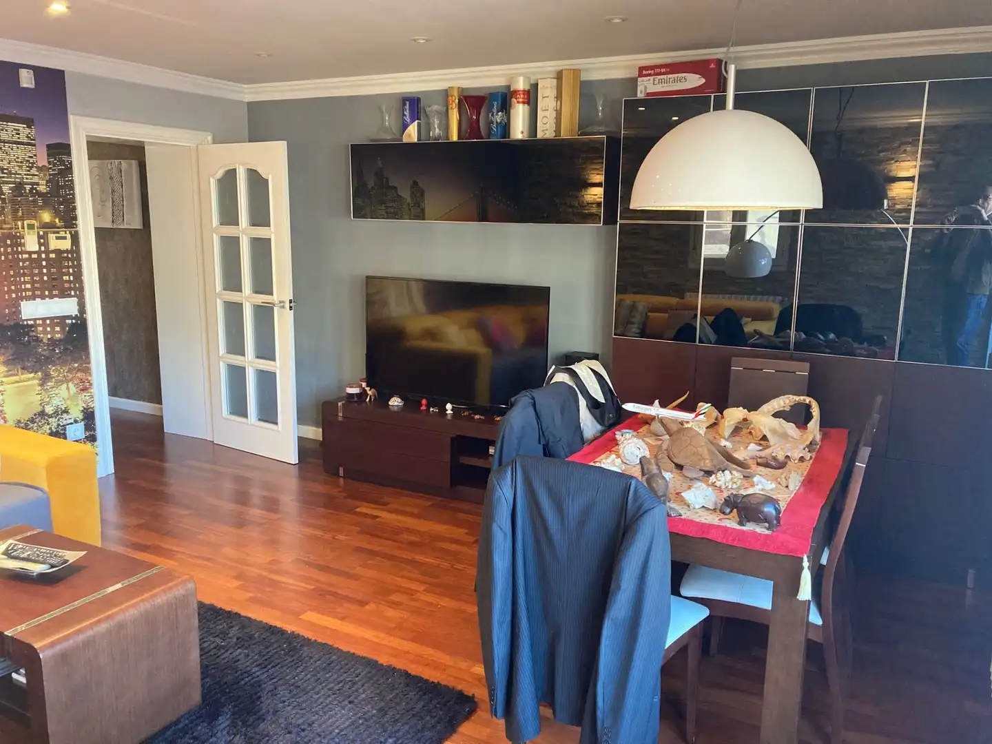Sala de estar de Casa o chalet en venta en El Poal con Aire acondicionado, Calefacción y Amueblado