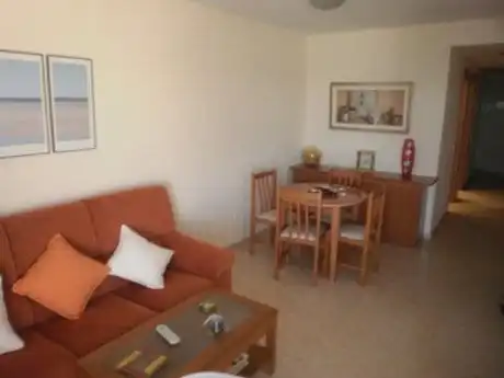 Sala de estar de Ático en venta en Oropesa del Mar / Orpesa con Aire acondicionado, Jardín privado y Parquet