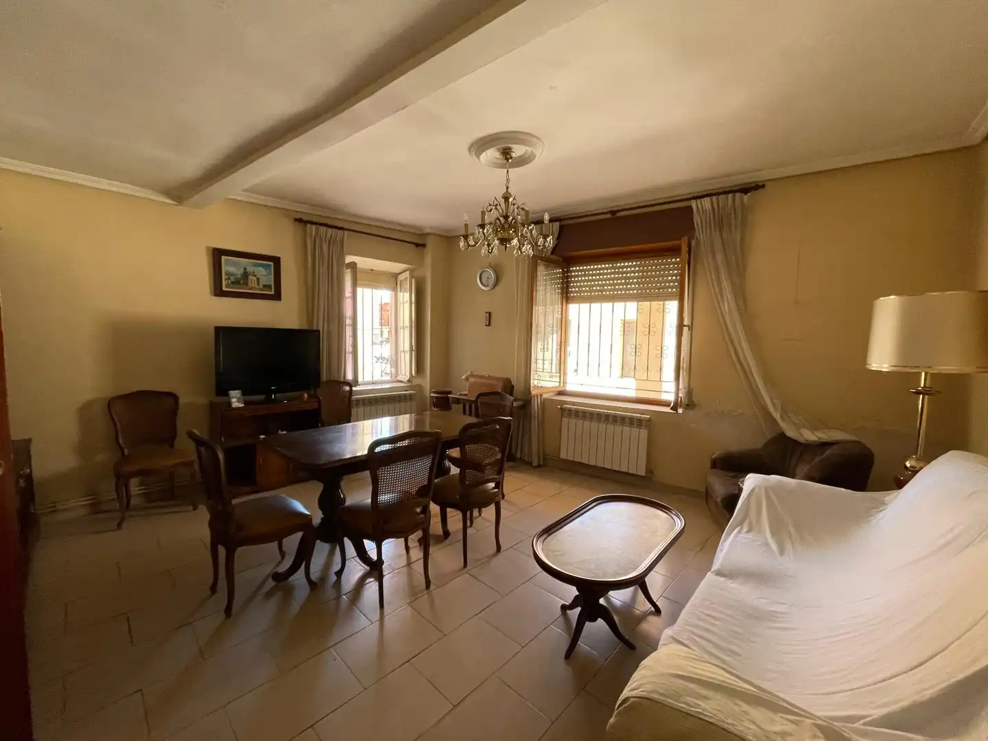 Sala de estar de Finca rústica en venta en Pesquera de Duero con Calefacción, Terraza y Trastero