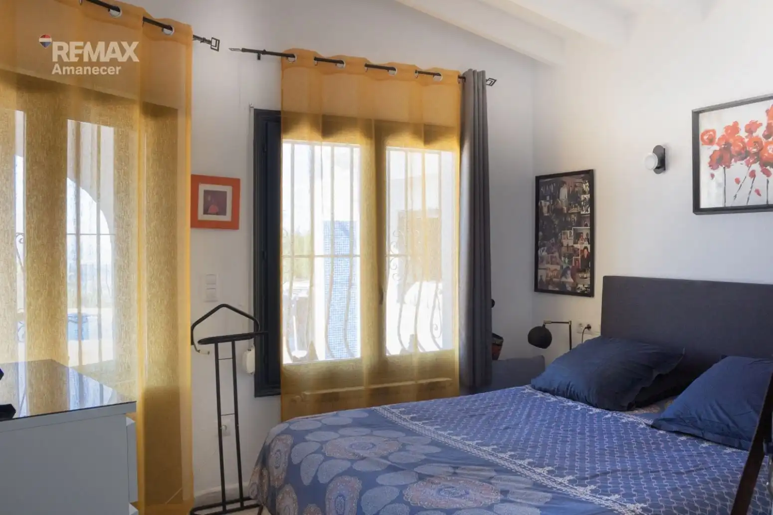 Dormitori de Casa o xalet en venda en El Ràfol d'Almúnia amb Aire condicionat, Jardí privat i Terrassa