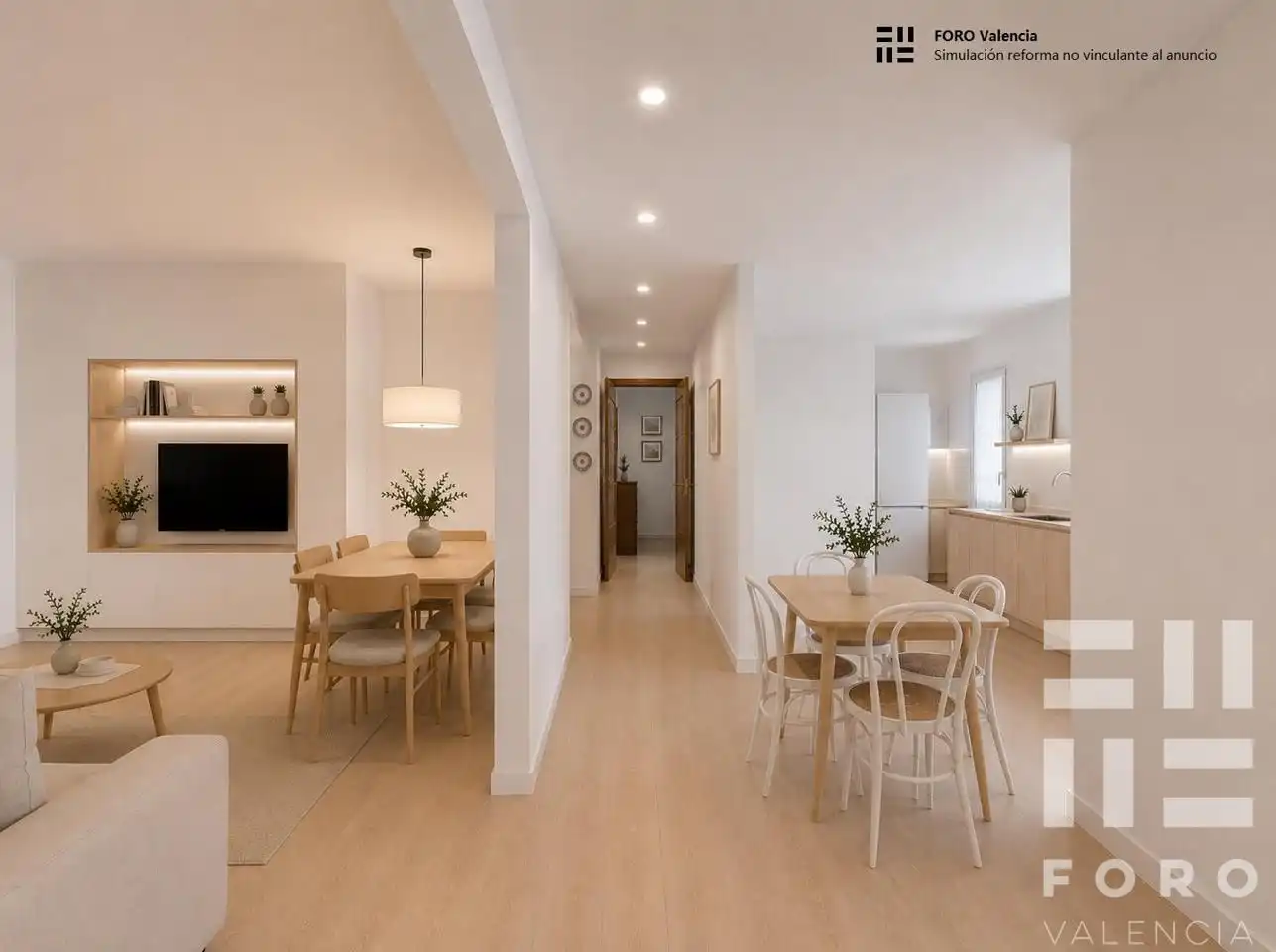 Comedor de Piso en venta en Valencia con Aire acondicionado, Terraza y Balcón