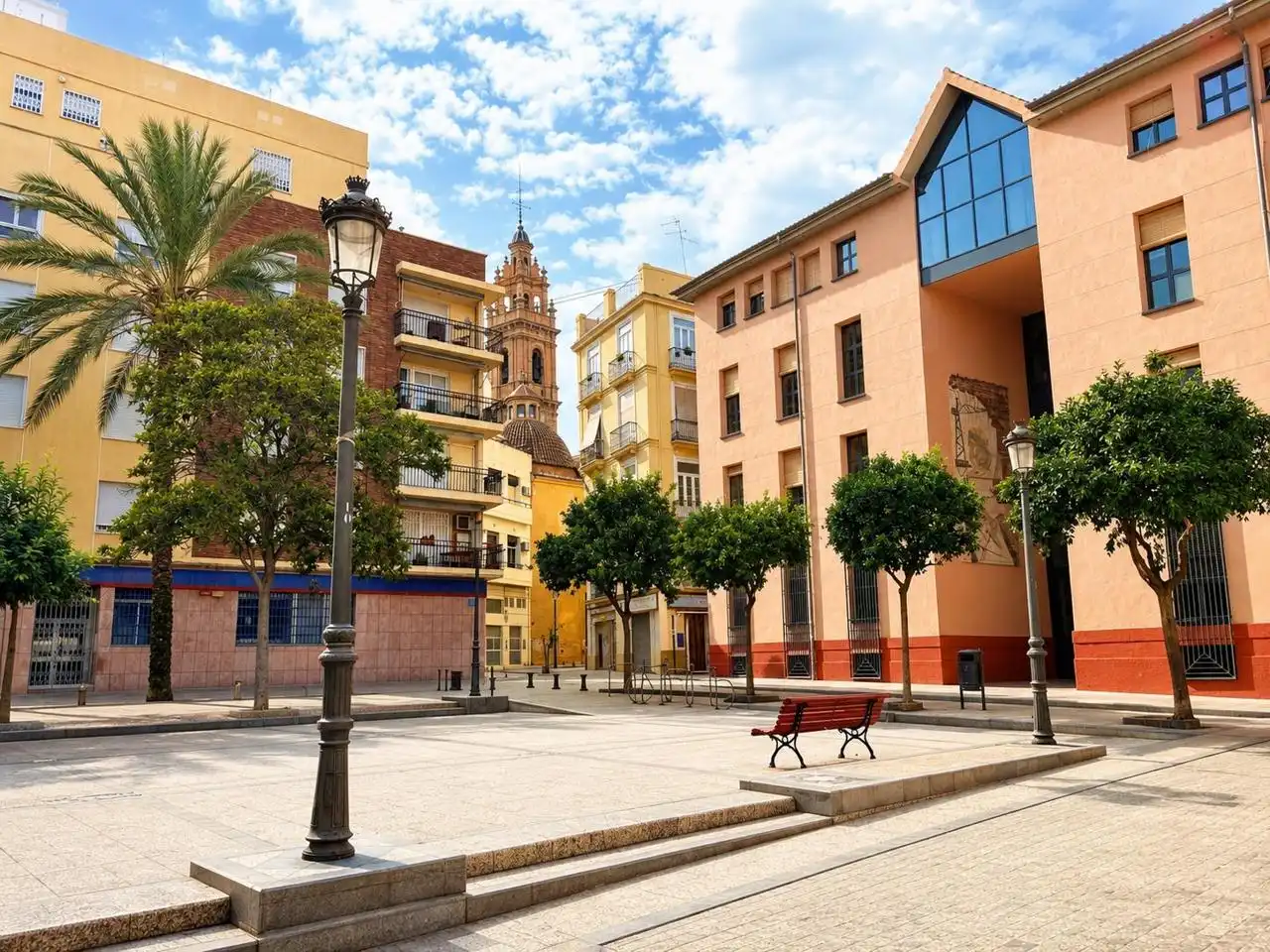 Außenansicht von Geschaftsraum zur Miete in Valencia mit Klimaanlage