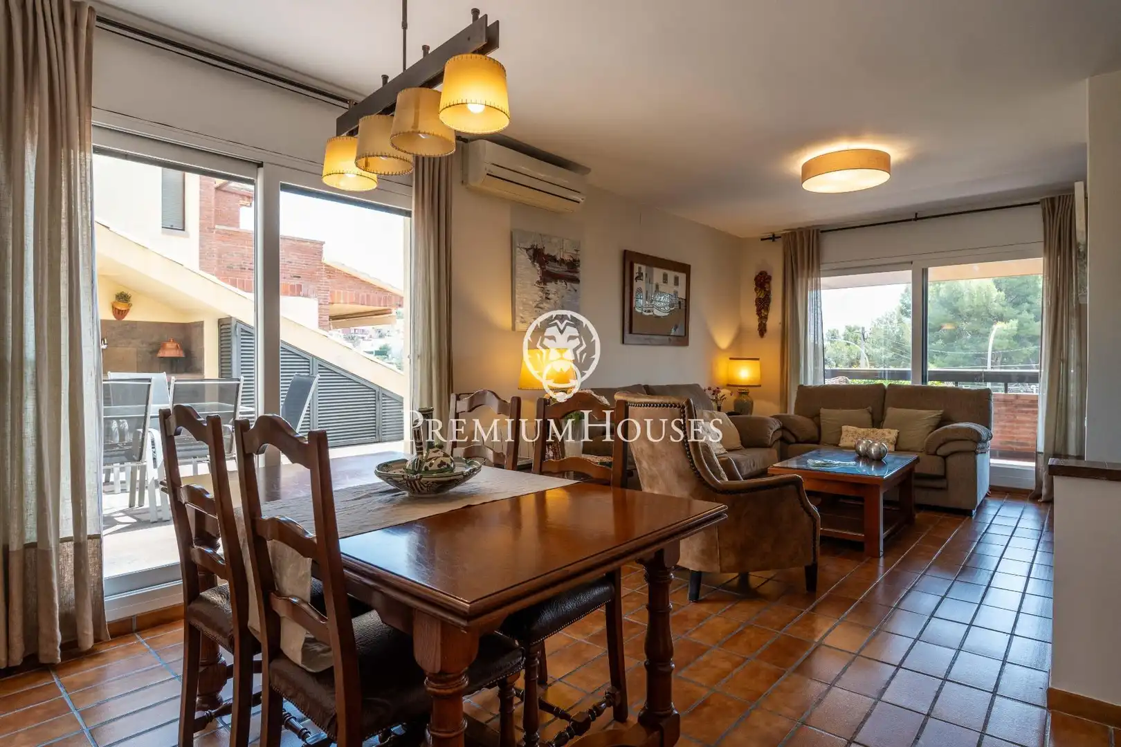 Dining room of Houses for sale in Calafell  with Air Conditioner, Heating and Private garden