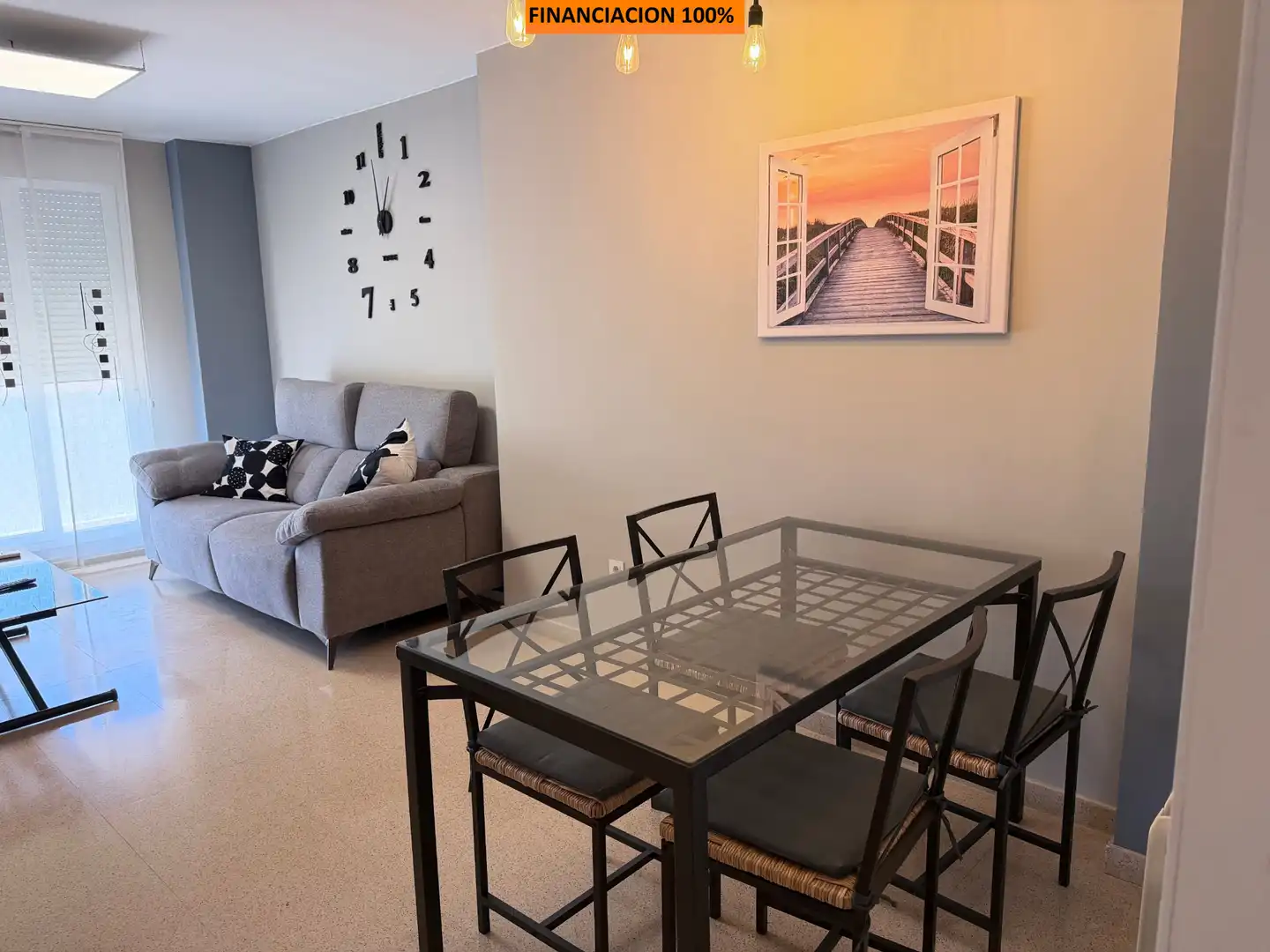 Esszimmer von Wohnung zum Verkauf in Zaragoza mit Klimaanlage, Heizung und Terrasse