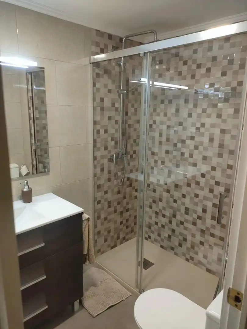 Bathroom of Flat for rent in Sevilla  with Air Conditioner and Furnished