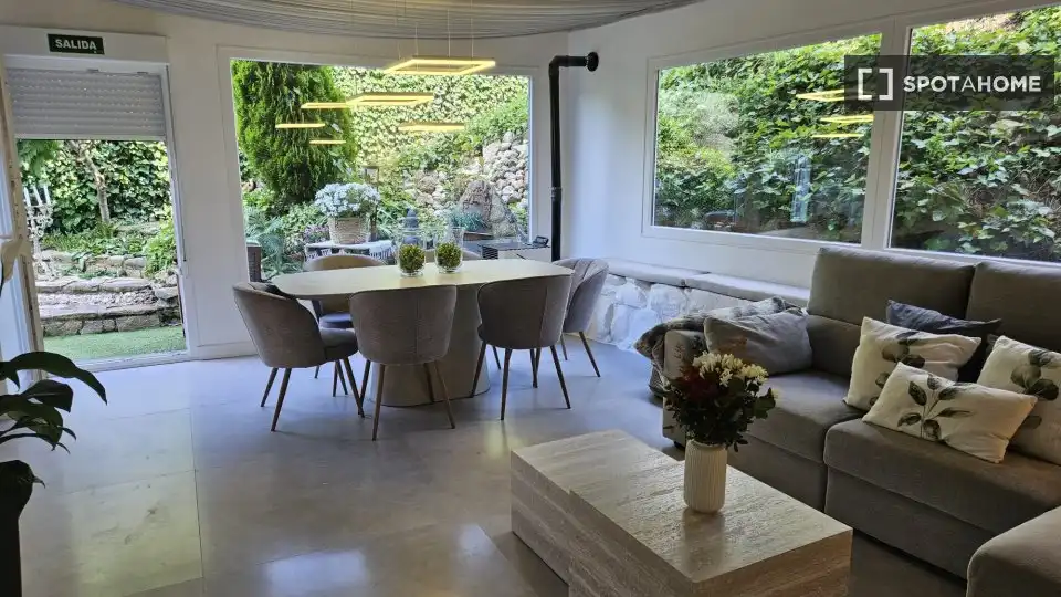 Comedor de Piso de alquiler en Torrelodones con Aire acondicionado, Calefacción y Amueblado