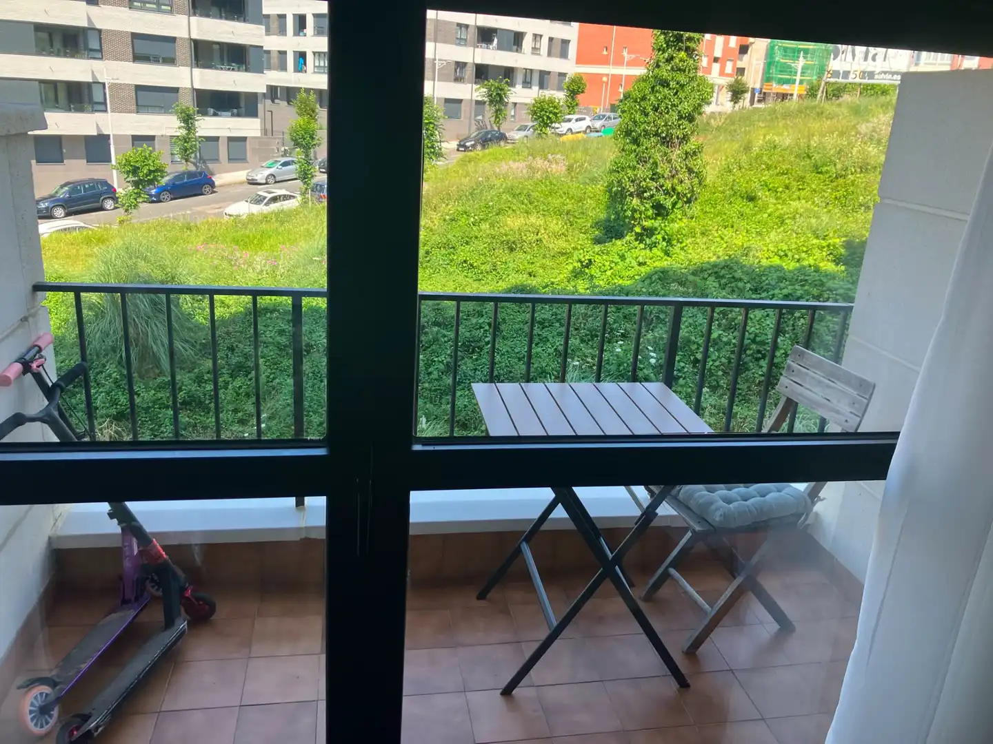 Terraza de Piso de alquiler en Castro-Urdiales con Calefacción, Parquet y Amueblado