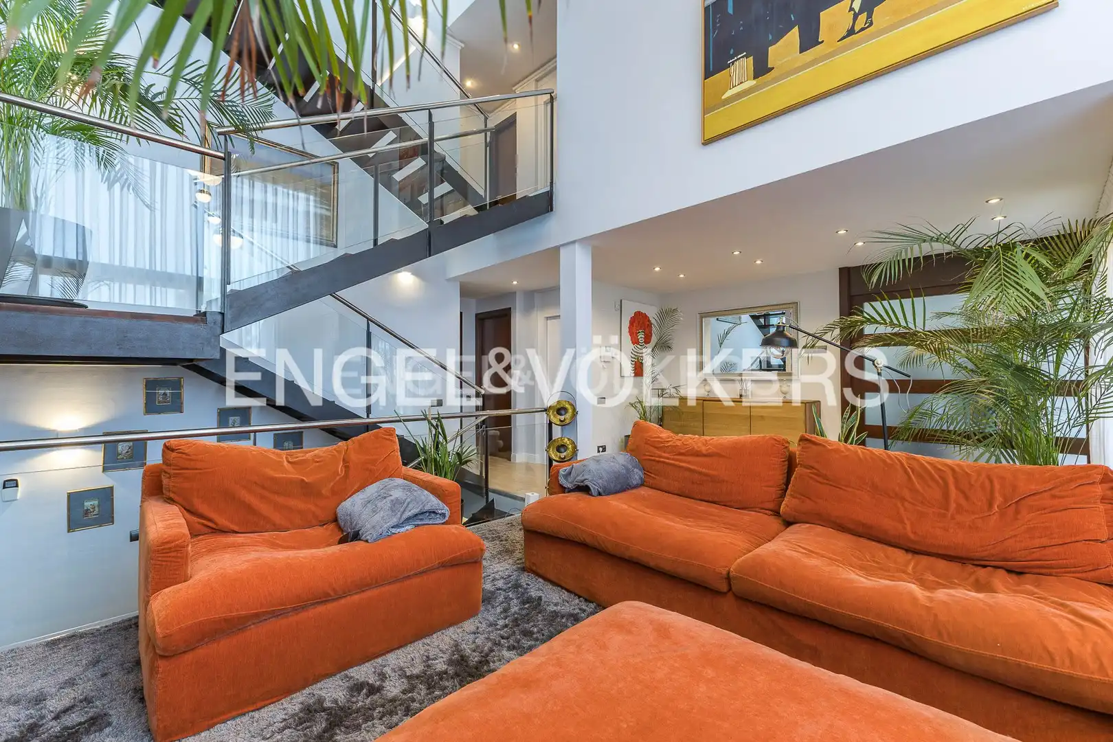 Living room of Houses for sale in Castelldefels  with Air Conditioner, Heating and Private garden