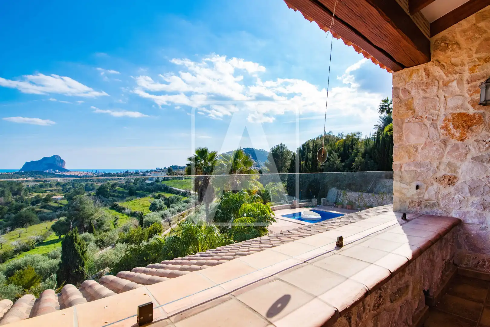Terraza de Finca rústica en venta en Benissa con Calefacción, Jardín privado y Terraza