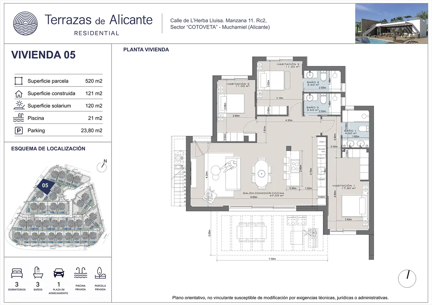 Casa o chalet en venta en Mutxamel con Aire acondicionado, Calefacción y Jardín privado