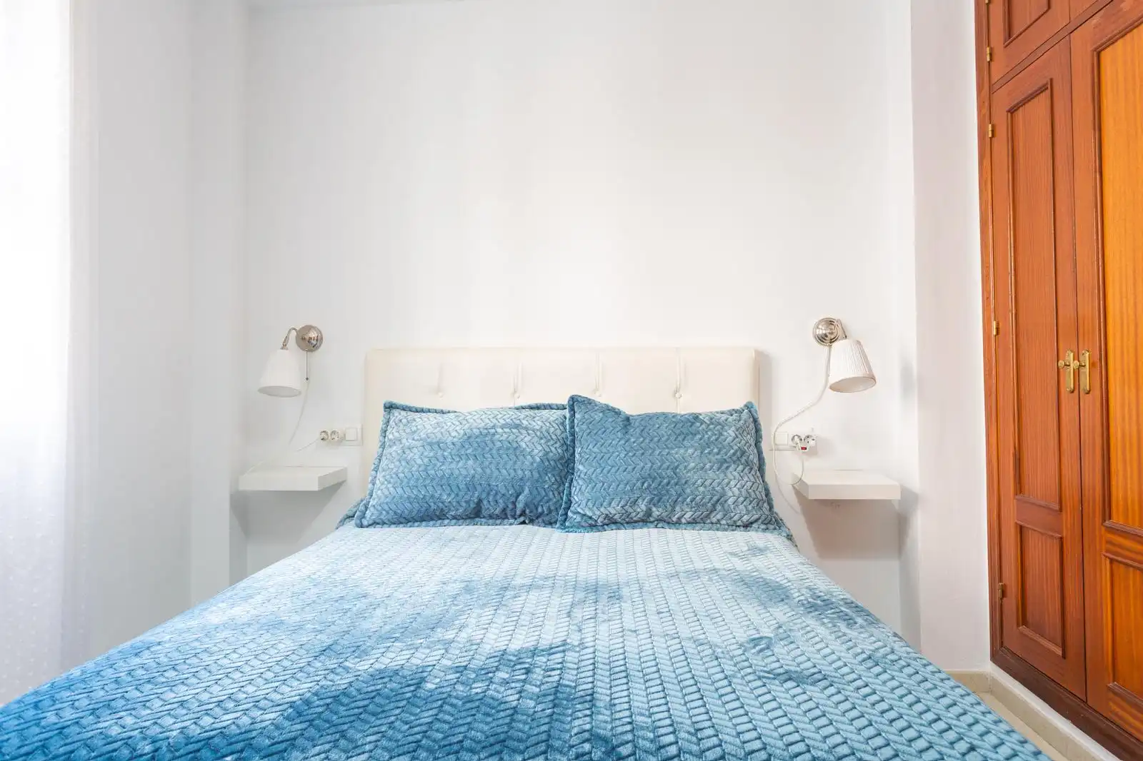 Bedroom of Flat for rent in Sanlúcar de Barrameda  with Air Conditioner, Heating and Furnished