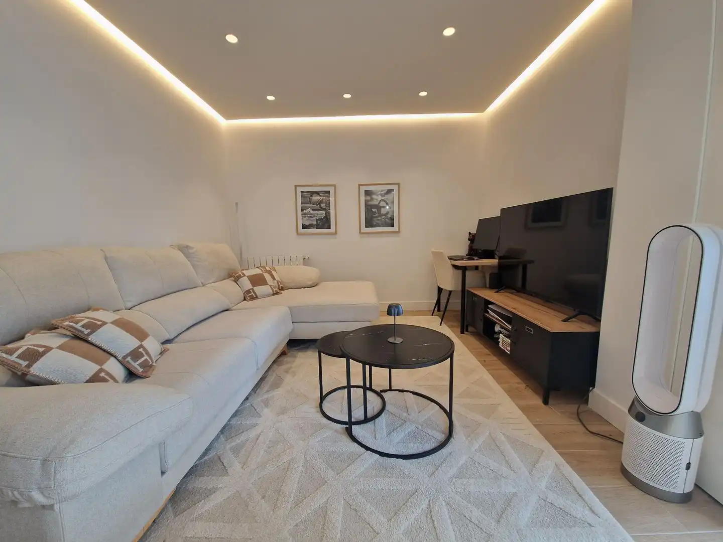 Sala de estar de Piso en venta en Donostia - San Sebastián  con Calefacción y Amueblado