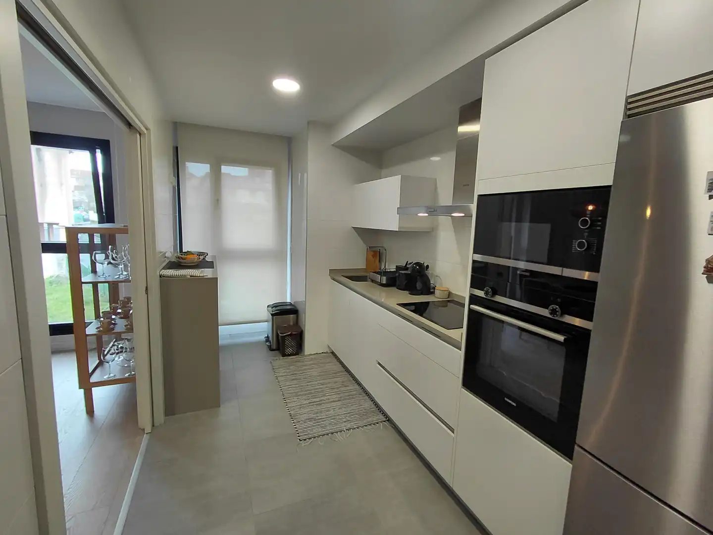 Küche von Wohnung zum Verkauf in Oleiros mit Heizung, Privatgarten und Parkett