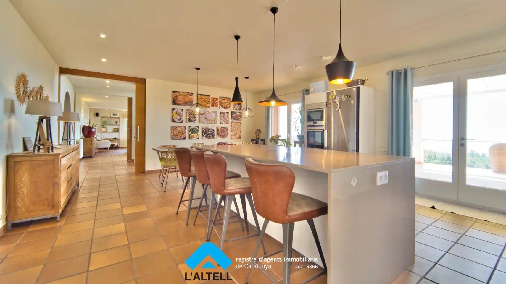 Cocina de Casa o chalet en venta en L'Ametlla del Vallès con Aire acondicionado, Calefacción y Jardín privado