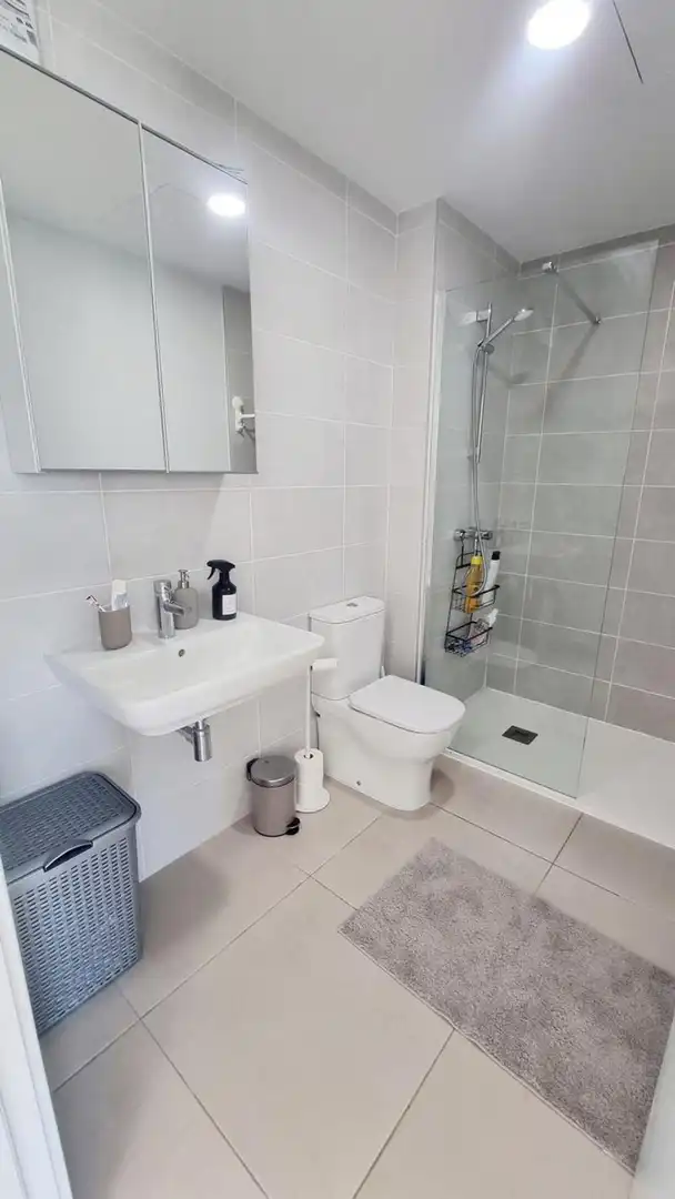 Bathroom of Attic for rent in Estepona  with Air Conditioner, Terrace and Swimming Pool